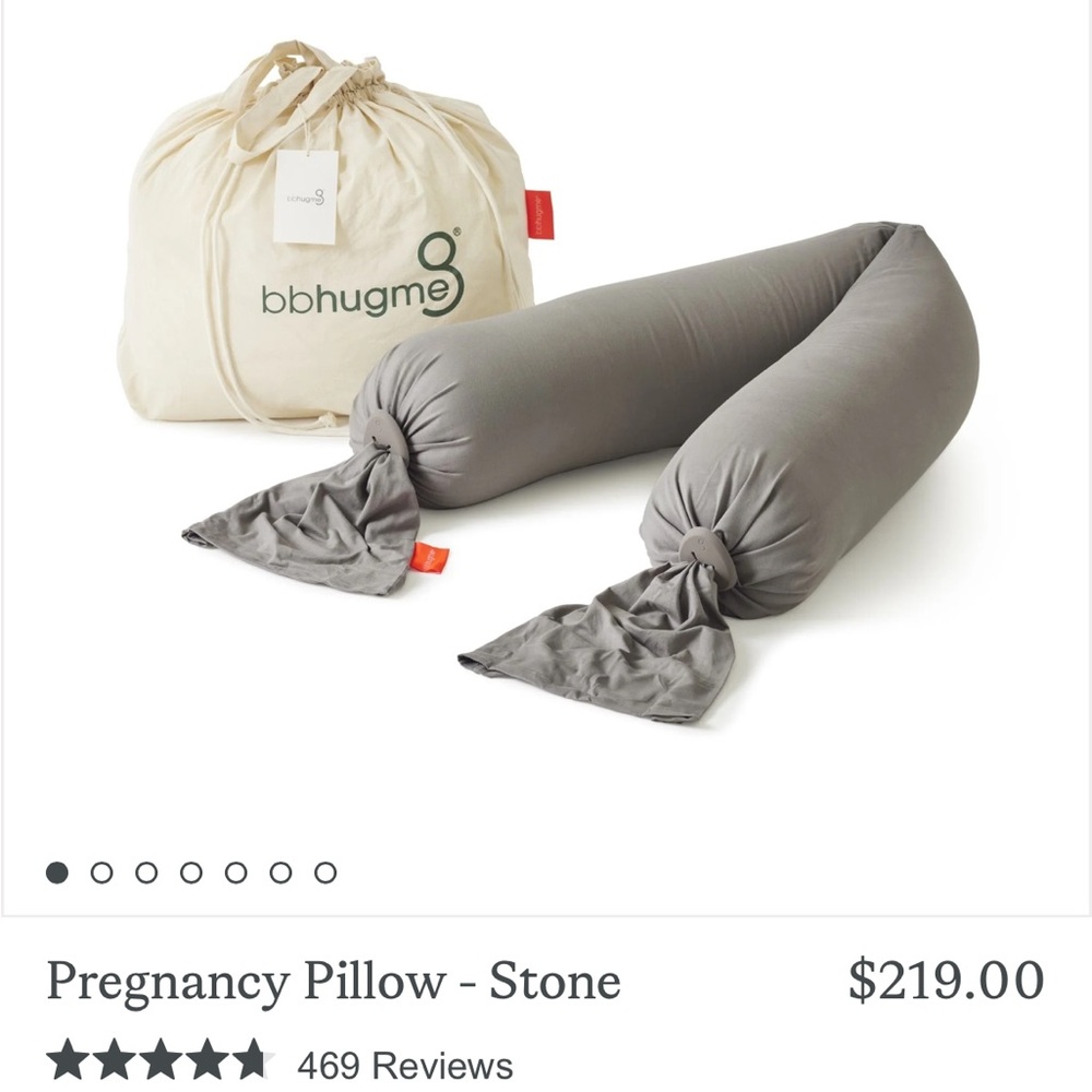 BBhugme Pregnancy Pillow - Gray